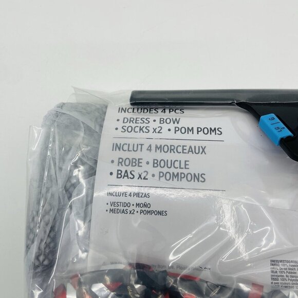 Zombie Fear Squad Goth Cheerleader Youth Girls Large 12/14 Halloween Costume 461 - Picture 6 of 6